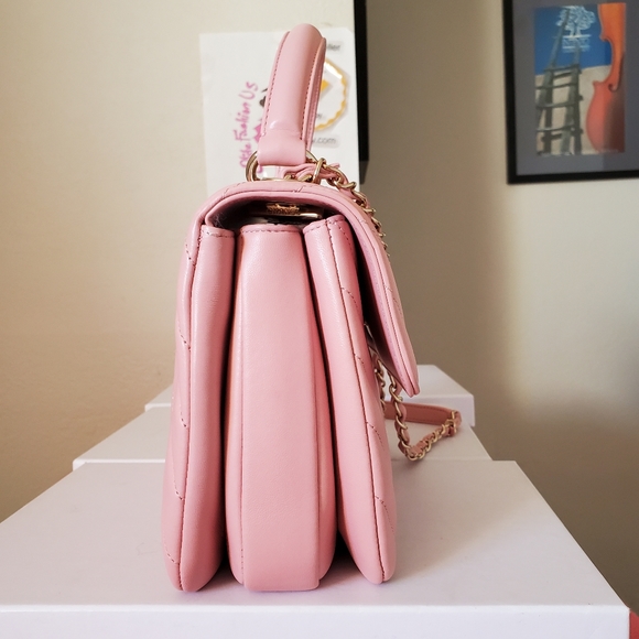 Chanel trendy small pink gold hard ware bag - Picture 16 of 17
